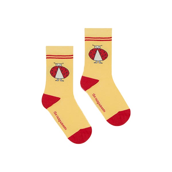 [THE CAMPAMENTO] (C)Ladybug Yellow Socks(TC61-116)