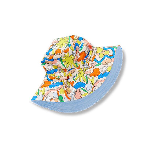 [HALCYON NIGHTS] (C)KIDS SUN HAT - LITTLE BILLABONG(HC61-HAT-BIL)